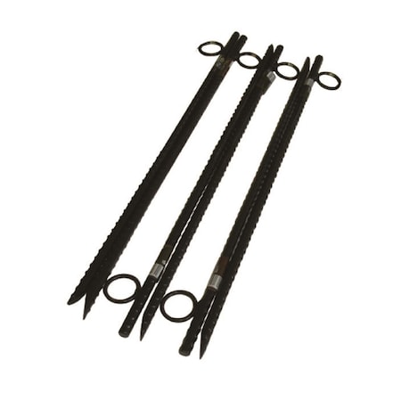 Gan Eden 0.5 x 30 in. Rebar Stakes , 6PK GA3030161
